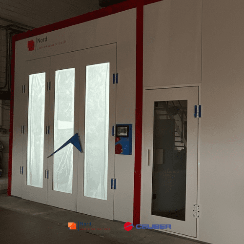 Lackierkabine Analog 5 Meter Celiber-Nord Lackierkabine24 GmbH.