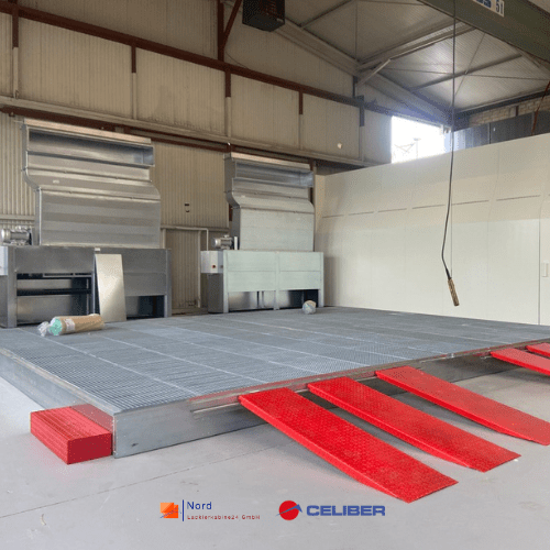 Lackierkabine Analog 5 Meter Celiber-Nord Lackierkabine24 GmbH.Celiber Lackierkabine analog 5 m.
