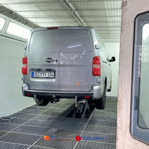 Celiber Lackierkabine Analog 3 MetervonNord-Lackierkabine24 GmbH Werkstattausstattung und Industriebedarf.