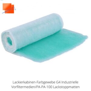Lackierkabinen-Farbgewebe G4 Industrielle VorfiltermedienPA-PA-100 Lackstoppmatten Nord-Lackierkabine24 GmbH