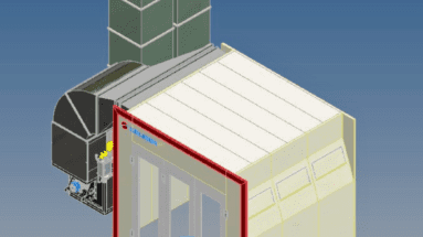 Celiber-Kleine Lackierkabine von Nord-Lackierkabine24 GmbH