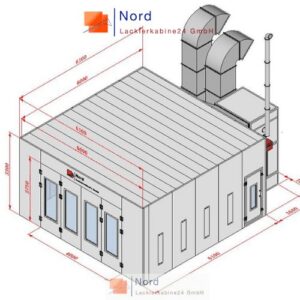 NL5000 6x6 Absaugung-Seiten-Gas-Turbolüfter Schlüsselfertig-Qualitativ