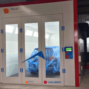Lackierkabine Celiber 7 Meter Pneumatik -Nord Lackierkabine24 GmbH.
