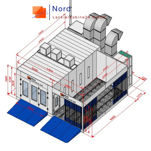 Angebot NL-PS-C3 Vorbereitungsplatz Lackieren Nord-Lackierkabine24 GmbH Angebot NL-PS-C3 Vorbereitungsplatz Lackieren Nord-Lackierkabine24 GmbH