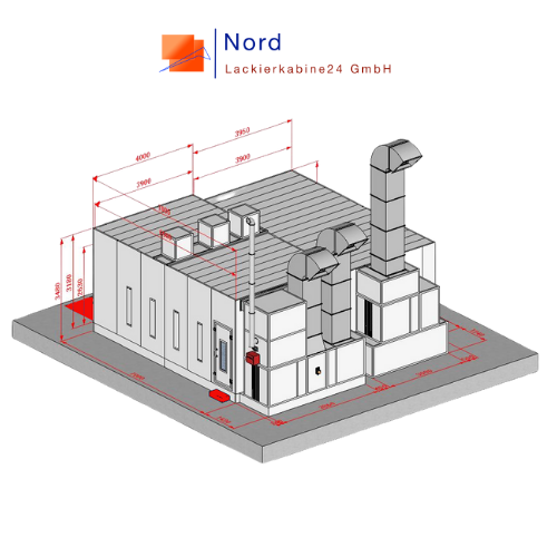 Angebot NL9200-7 Meter Rampe-PS-B1 Lackierkabine+Vorbereitungsplatz Schlüsselfertige Lackierkabine+Qualitativ Angebot NL9200-7 Meter Rampe-PS-B1 Lackierkabine+Vorbereitungsplatz Schlüsselfertige Lackierkabine+Qualitativ