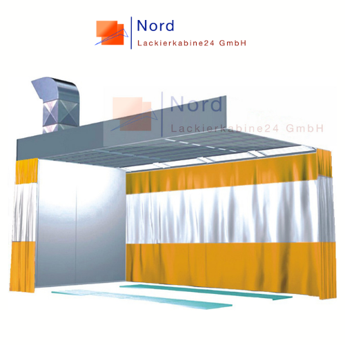NL9200-Rampe-PS-B2 Lackierkabine+Vorbereitungsplatz Schlüsselfertige Lackierkabine+Qualitativ