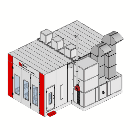 NL9200 digitale Steuerung Schlüsselfertige Lackierkabinen+Qualitativ NL9200 digitale Steuerung Schlüsselfertige Lackierkabinen+Qualitativ