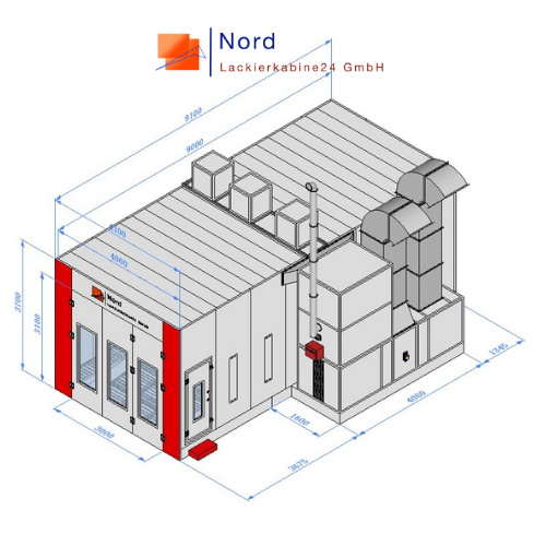 Lackieranlagen hersteller Schl&uuml;sselfertige Lackierkabine+Qualitativ