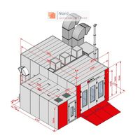 Lackierkabine preis Schlüsselfertige Lackierkabine+Qualitativ
