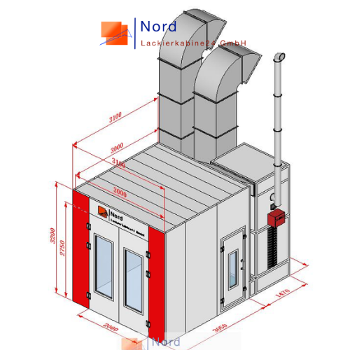 Vulkano Schlüsselfertige Lackierkabine+Qualitativ Pulverbescichtung Vulkano Schlüsselfertige Lackierkabine+Qualitativ Pulverbescichtung
