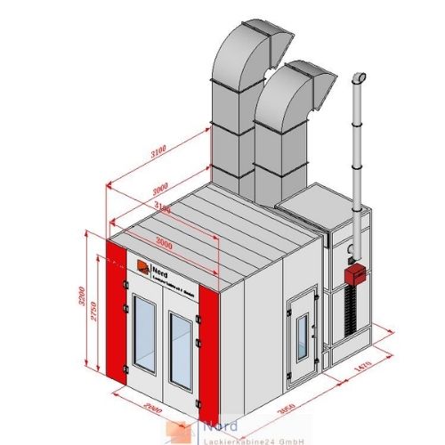 Absaugung lackierkabine filter Schl&uuml;sselfertige Lackierkabine+Qualitativ