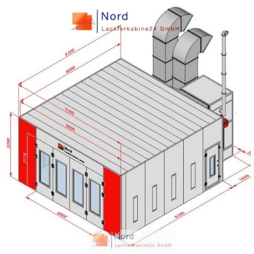 Absaugung lackierkabine filter Schl&uuml;sselfertige Lackierkabine+Qualitativ