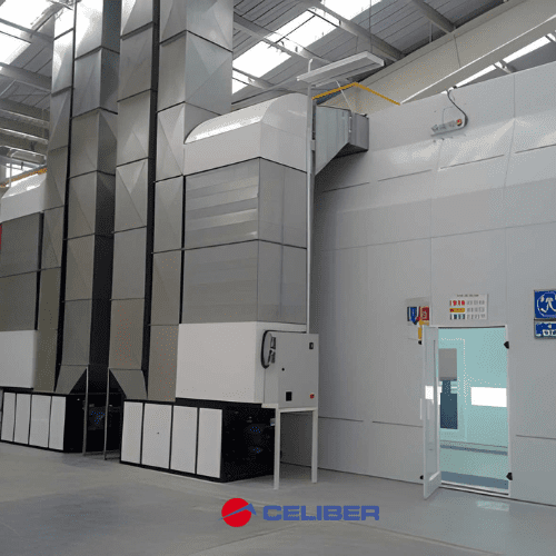 Celiber 12 Meter LKW Lackierkabine von Nord-Lackierkabine24 GmbH.